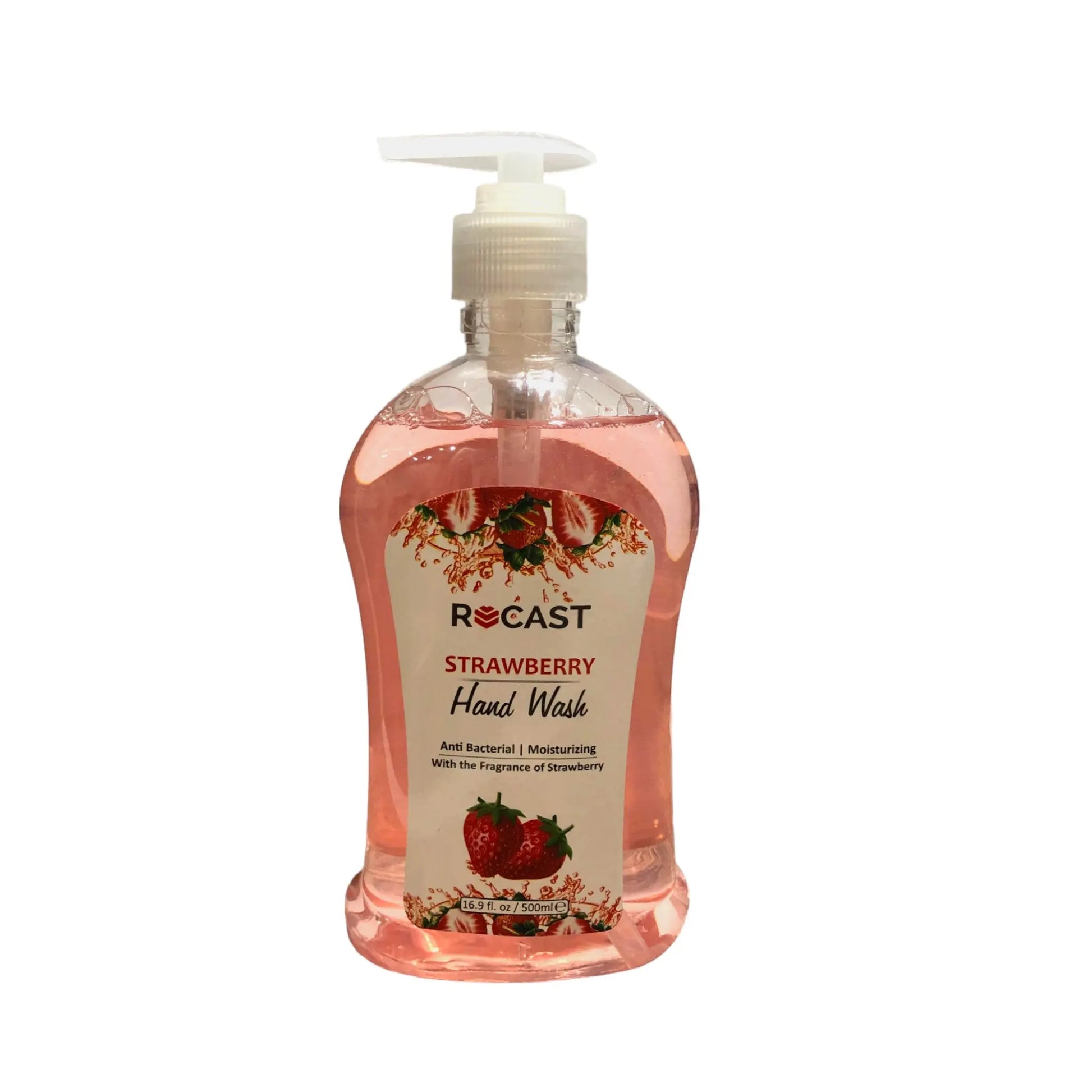 Recast Antibacterial Liquid Hand Wash - Strawberry 500ml - Recast