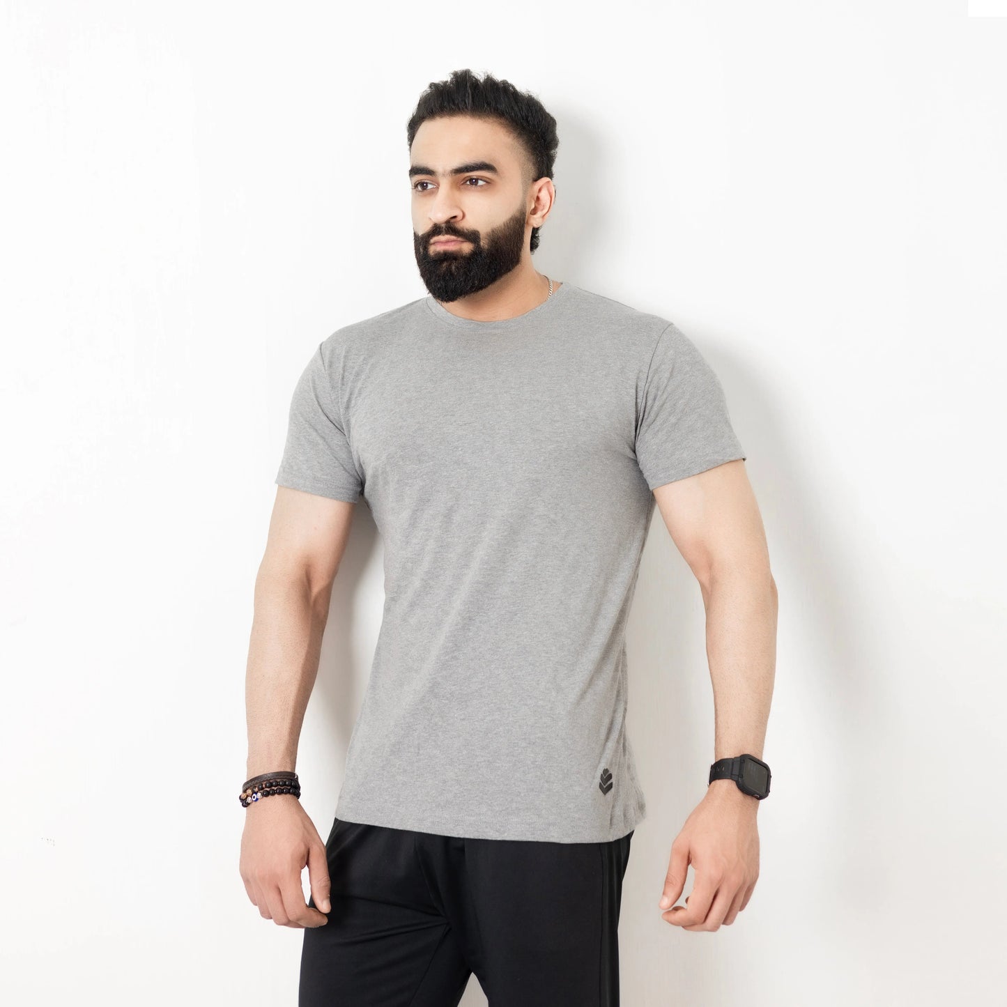 Regular Fit Grey T-Shirt Recast