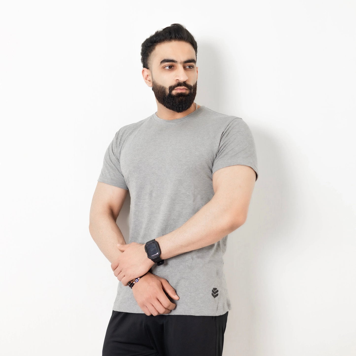 Regular Fit Grey T-Shirt Recast